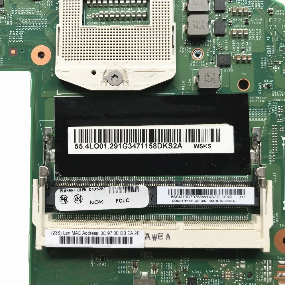 Для Lenovo THINKPAD T540 540P материнская плата для ноутбука FRU 04X5281 LKM-1 SWG2 48.4LO18.021 HM87 100%