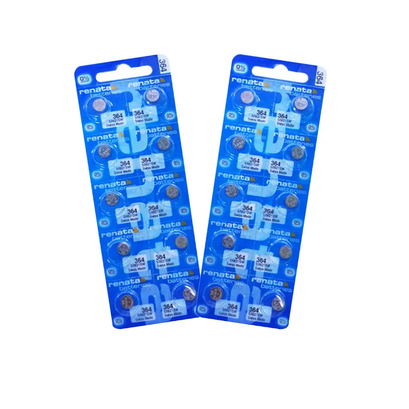 Аккумулятор для часов 5 Xrenata с оксидом серебра 364 SR621SW 621 1 55 в 100% оригинальный бренд