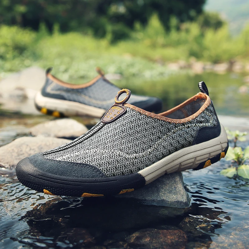 MAISMODA/Новинка; мужская летняя спортивная обувь; быстросохнущая дышащая пляжная обувь для прогулок по тепу; нескользящая обувь; YL570