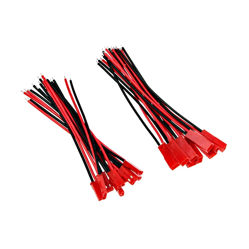 10/2 пары 100/150 мм Штекерный и гнездовой разъем JST кабель для RC BEC Battery Helicopter DIY FPV Drone 2