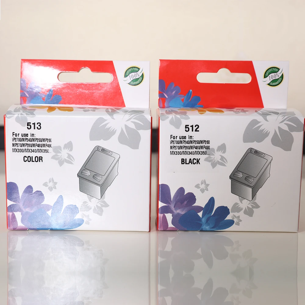 Qinde PG 512 CL 513 чернильный картридж Замена для Canon pg512 MP240 MP250 MP270 MP230 MP480 MX350