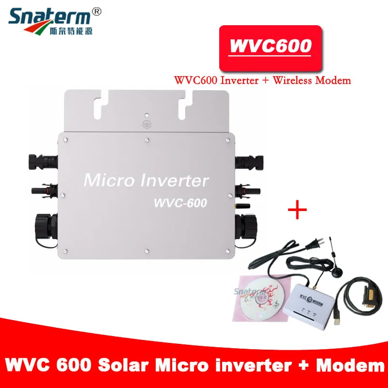 Водонепроницаемый WVC 600W микро на сетке инвертор питания поставляется с