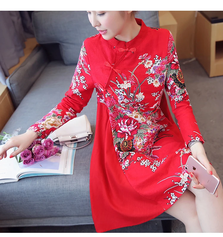 TAJIYANE 2018 Новое красное черное китайское женское платье Cheongsam сексуальное