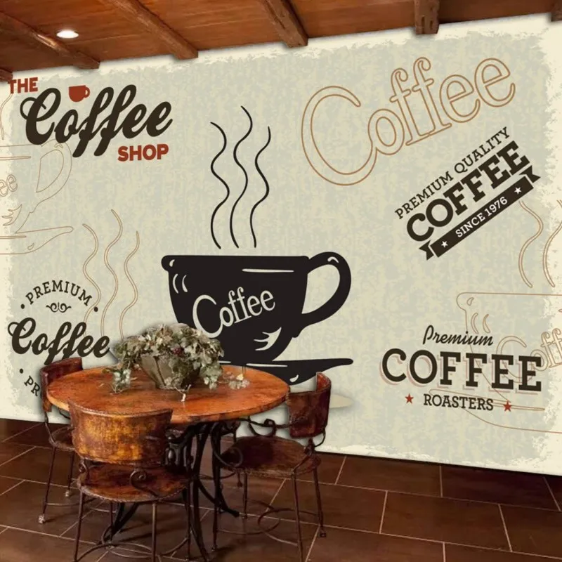 

Dropship Fatman 3d Mural European Nostalgic Cafe Restaurant Wallpaper for Walls 3 D Wallpapers Home Decor Papel De Parede