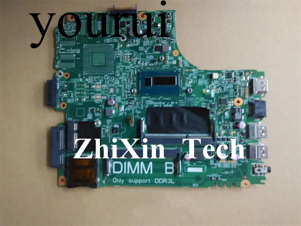 Yourui для Dell 14R 5437 3737 ноутбук mortherboard с i5-4200u Процессор DOE40-HSW CN-0YGRK4 0YGRK4 YGRK4 100%