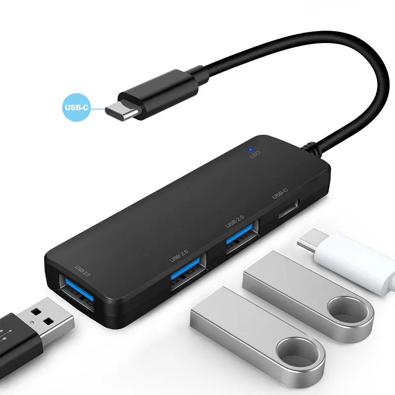 Мульти usb 2 0 концентратор 3 порта адаптер разветвитель Mini USB для портативных ПК U