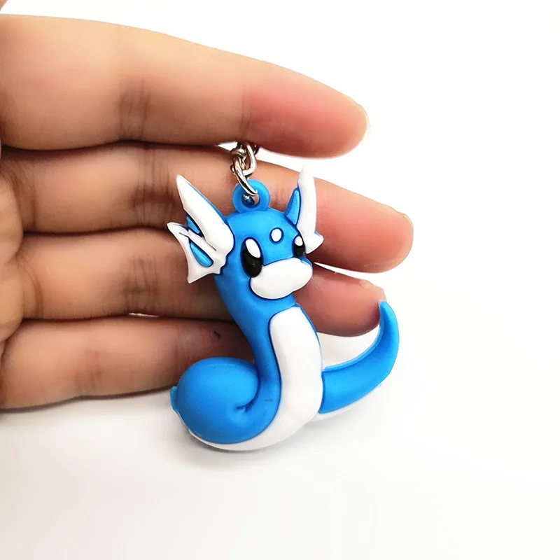 Аниме мультфильм с покемоном брелок ПВХ косплей Пикачу Snorlax Charizard Милая Новинка смешной кулон Подарки для женщин и детей брелоки