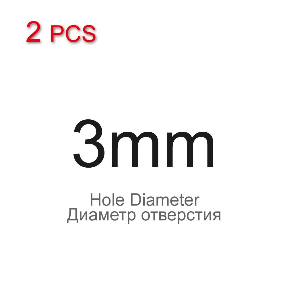 Sanbest Кожа ремесло дырокол инструмент, Толстая сталь ремесленный круглый пояс бумага одежда из полотна пробивая DIY перфоратор AT00002 - Цвет: 3mm 2pcs