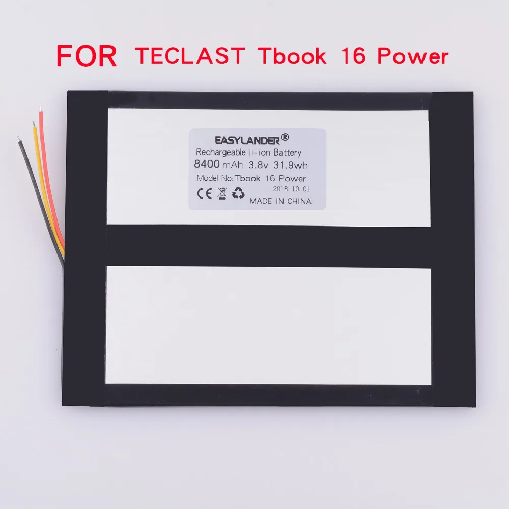 Аккумулятор для TECLAST TBOOK 16 POWER Tablet PC Литий полимерный перезаряжаемый аккумулятор