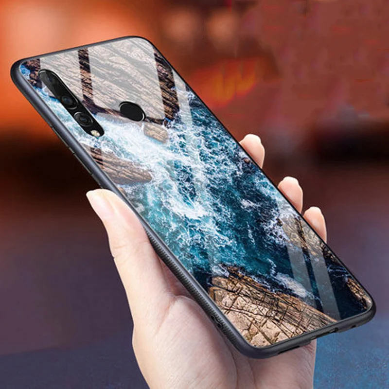 Фото Чехол для Huawei Nova 4, чехол из закаленного стекла и чехол с мягкими краями 6,4 дюйма для Huawei Nova4, чехол для Huawei Nova A4, VCE-AL00 A4, чехлы для телефонов, обо... №3