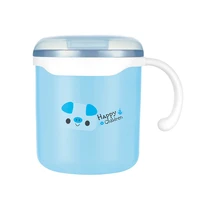 280ml baby milk mug 304 stainless steel water mug drink bottle with hand grip hot proof not broken mug