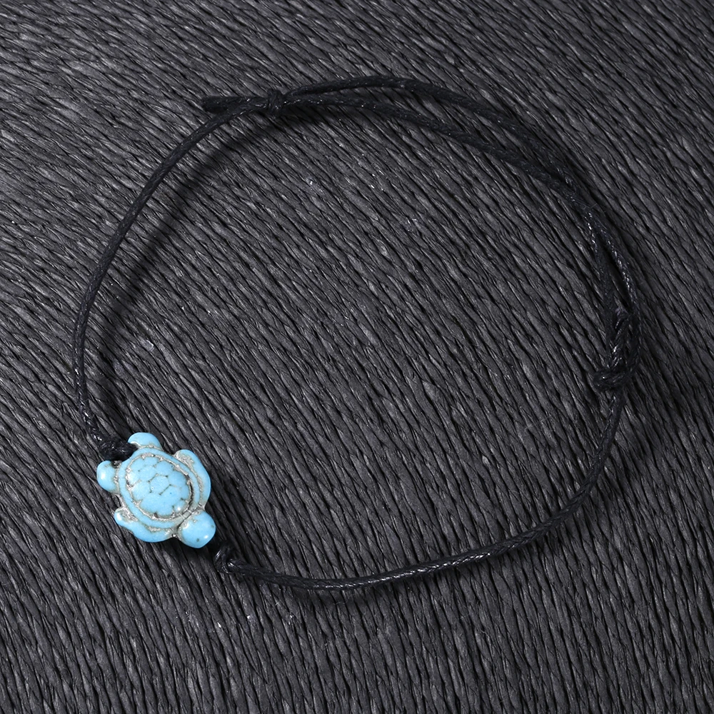 Женский модный браслет на щиколотку vivilady регулируемый размер синий турецкий