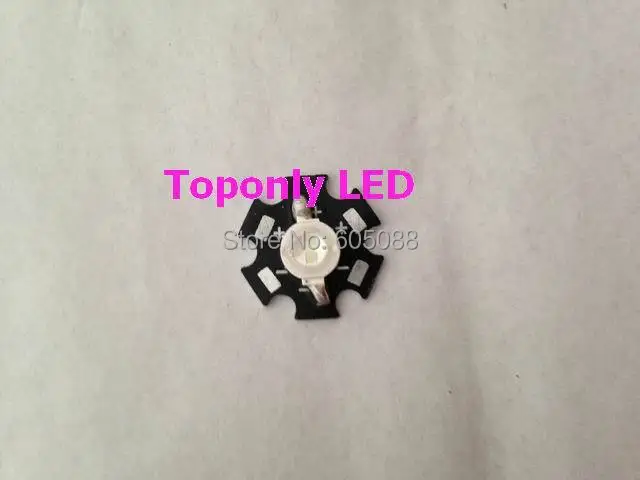 Высококачественный зеленый светодиодный Диод 5 Вт с радиатором сверхъяркий 300-320