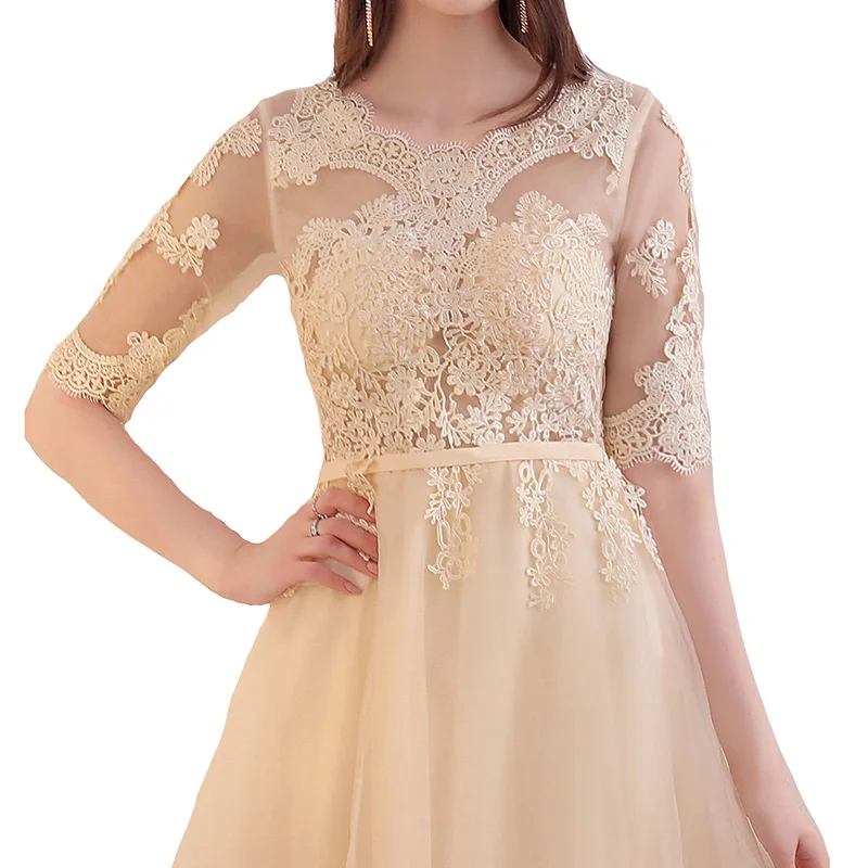 Женское вечернее платье с аппликацией FADISTEE элегантное короткое для выпускного