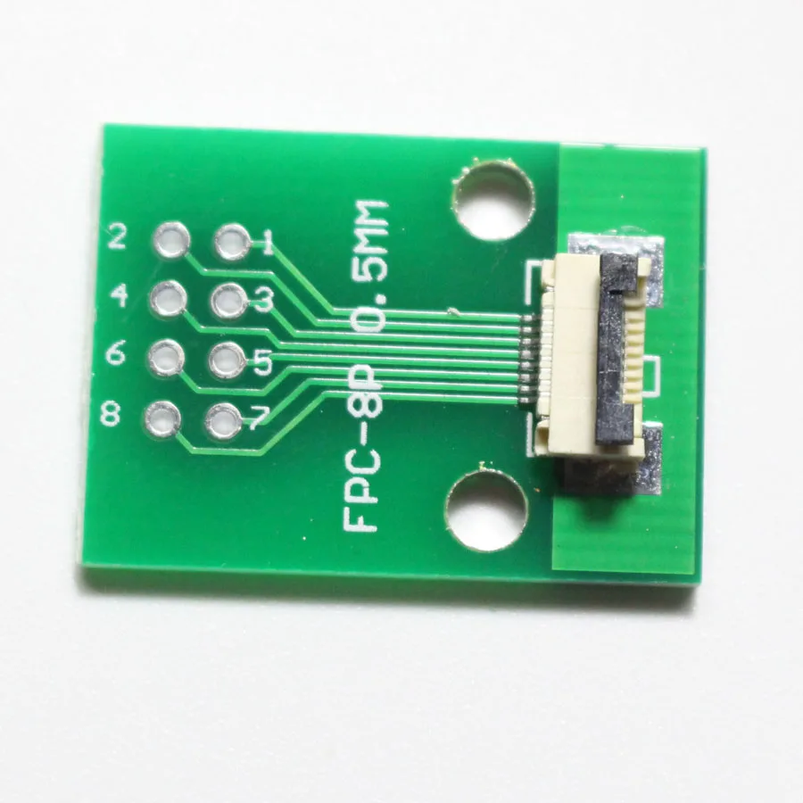 FPC FFC кабель 6 8 10 12 20 30 40 50 60 PIN 0 5 мм шаг разъем SMT адаптер до 2 54 1 00 дюйма сквозное