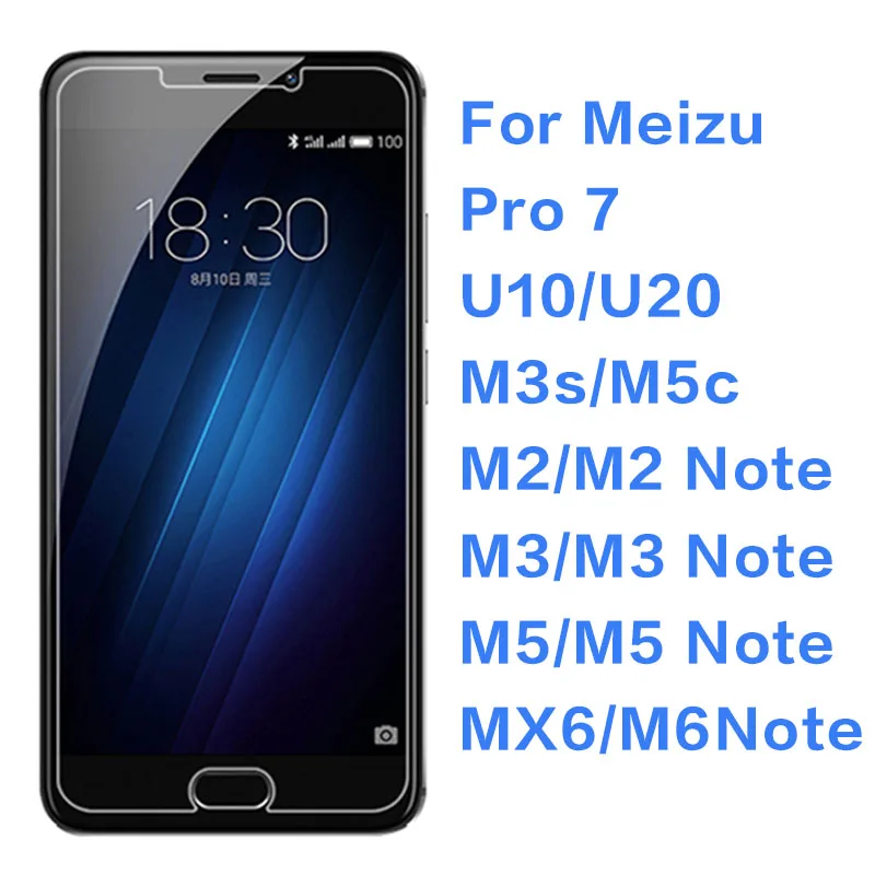 Защитное стекло для Meizu M3 Note Glas на Maisie M5c M3s M5 M2 M6 Mx6 U10 U20 M 3 5 6 5c Защитная пленка