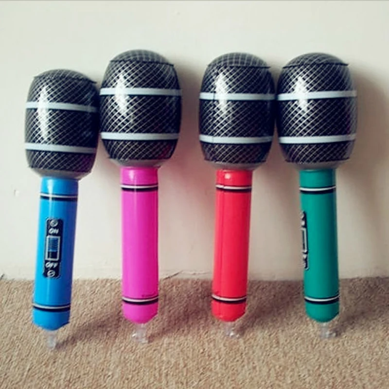 6 шт. ПВХ надувные игрушки микрофоны детские этап Моделирование реквизит событие