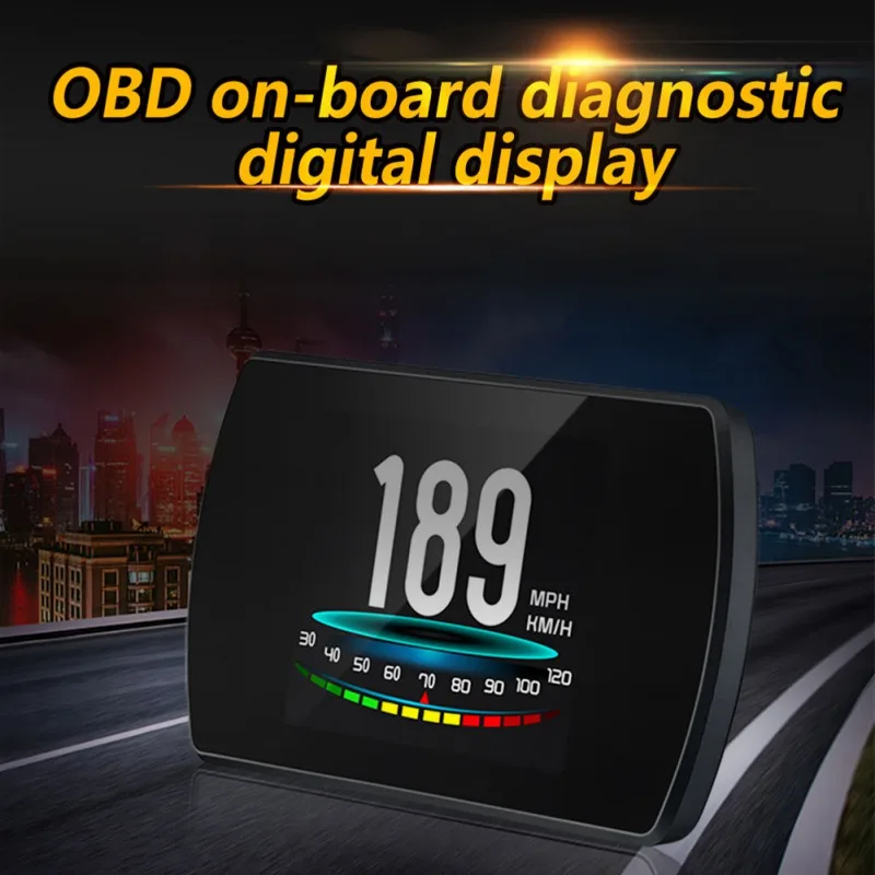 OBD Hud gps дисплей на голову цифровой автомобильный проектор скорости бортовой компьютер OBD2 скорость метр код ошибки