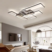 modern led chandelier lighting ceiling light led flush mount ceiling light brushed surface ceiling lamp ac110 240v