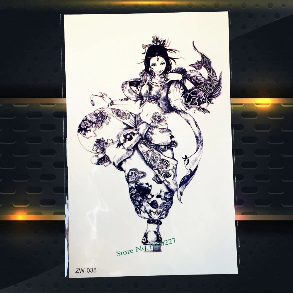 Дети тело руки Гарри Поттер Волшебная палочка временная татуировка наклейка s