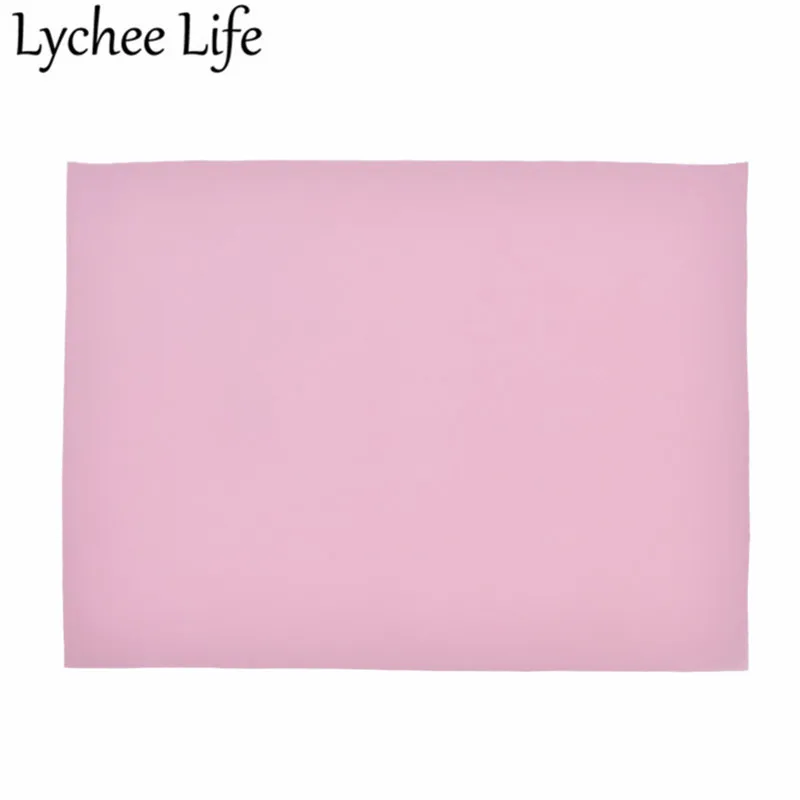 Lychee Life A4 мягкая гладкая искусственная кожа ткань сплошной цвет 29x21 см искусственная ткань DIY ручной работы швейная одежда декоративные принадлежности