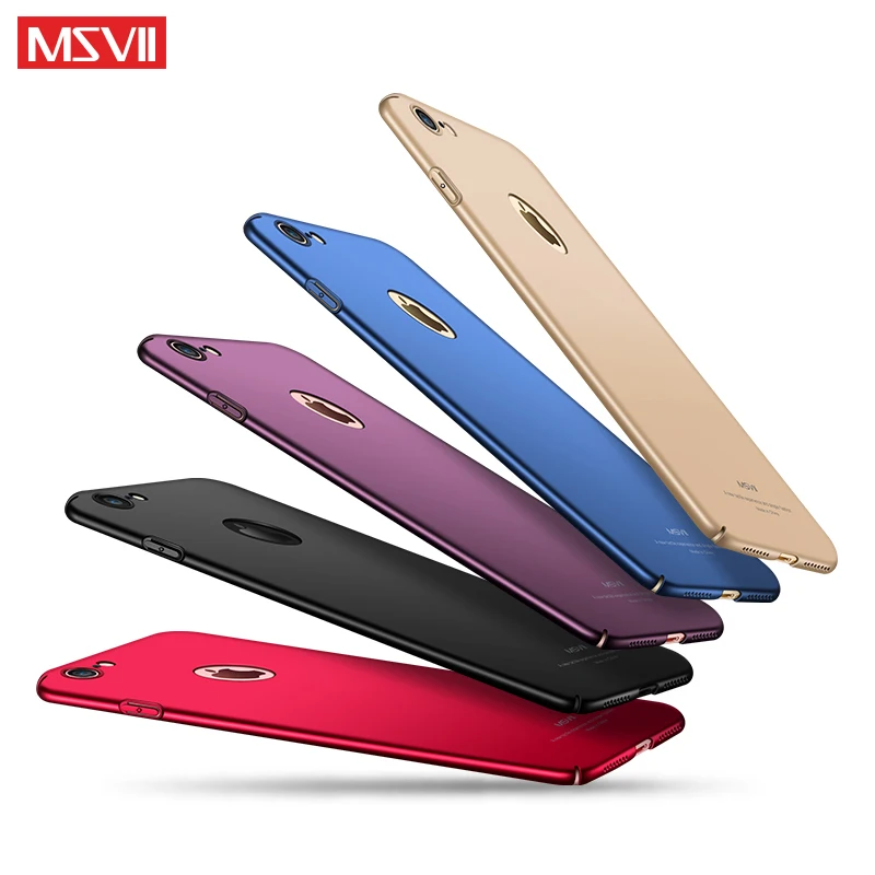 Msvii для iPhone X чехол 5 5S SE Роскошный Тонкий Жесткий ПК apple 7 plus 10 6 6S 8 Plus чехлы