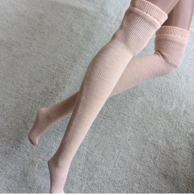 beige 1 пара карамельных цветов чулок носки для Blyth, Azone S, OB, Momoko, barbis, 1/6 куклы аксессуары девочек игрушки чистый цвет - Цвет: beige