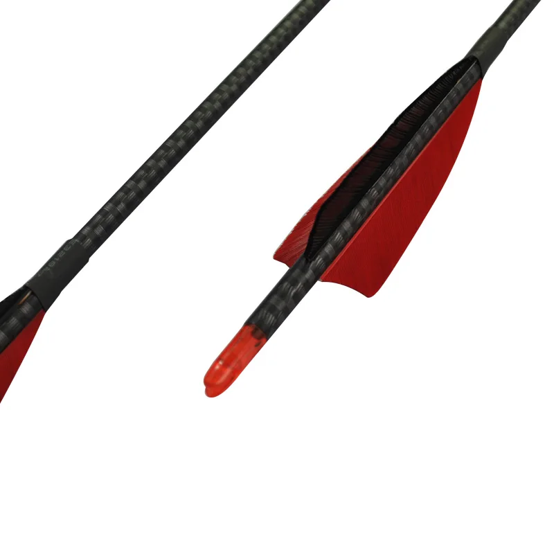 30 &quot3K плетеная камуфляжная углеродная стрела Sp340 винт 100 зернистая полевая точка