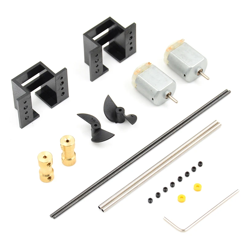 Комплект привода лодочного мотора с двойным мотором на дистанционном управлении