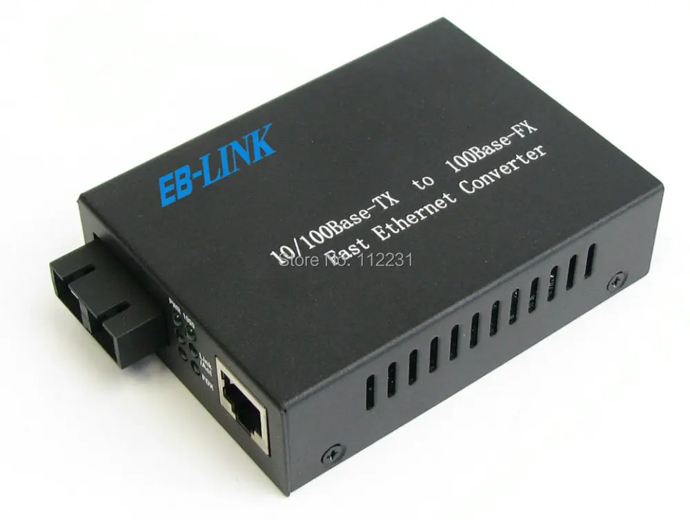 10/100 м многомодовый 1310нм 2 км дуплексный волоконно-оптический к RJ45 Ethernet