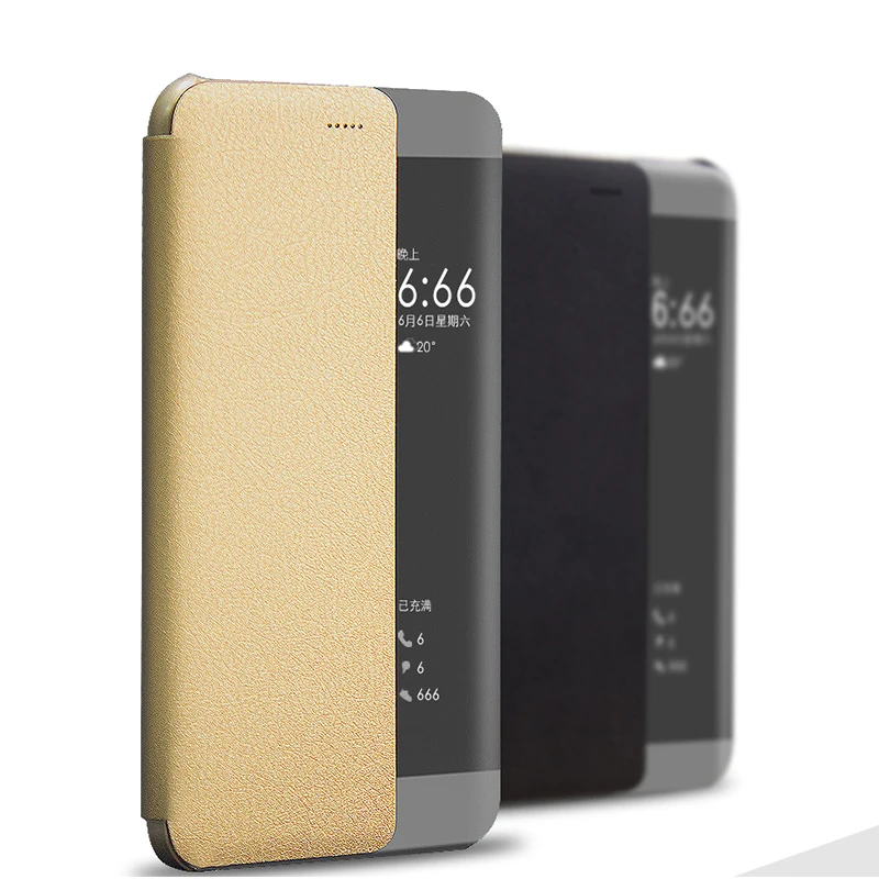Для huawei P10 кожаный чехол флип Cenmaso для телефона Дисплей окна Fundas плюс Чехол Smart