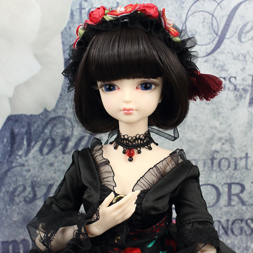 Наряды Феи мечты только 1/4 bjd 45 см Кукла Черное Кружевное Платье леггинсы Пояс
