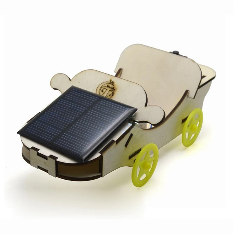 Электромобиль на солнечной батарее с двойной мощностью научный эксперимент