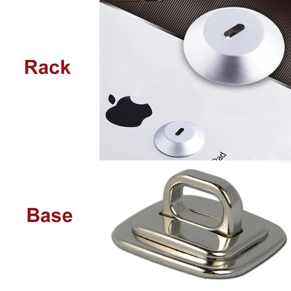 

Zinc Alloy Tubular Lock Laptop Projector Displayer Wirerope Anti-Theft Lock With Rack,Base a