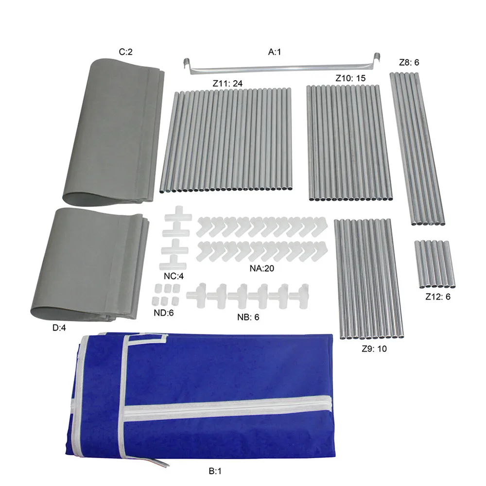 Finether Высокое Качество Двойной модульный металлический каркасный Тканевый шкаф