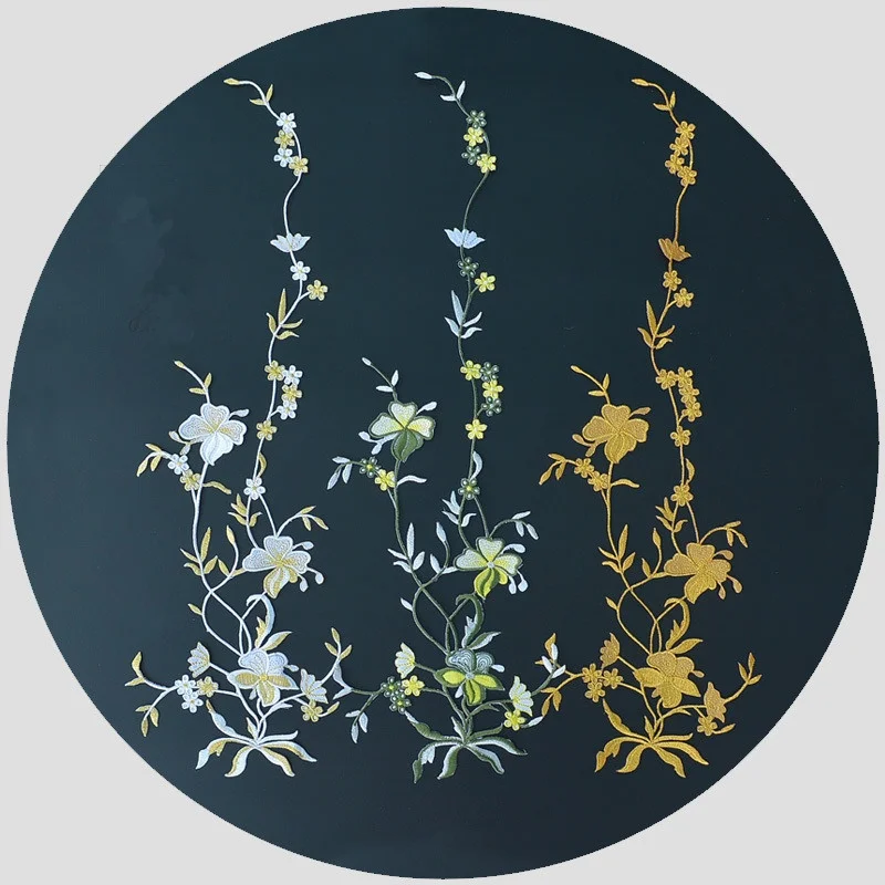 1 шт. большая Цветочная вышивка ткань паста модная скатерть с цветами подушки