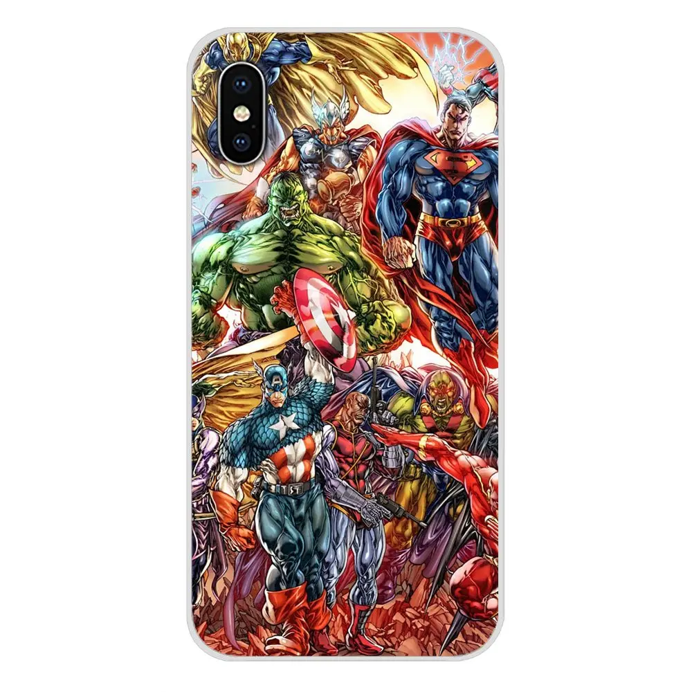 images 11 Мстители из комиксов Marvel супергерой коллажи чехол из ТПУ для Apple iPhone X XR XS MAX 4 4S 5 5S 5C SE 6 6S 7 8 Plus ipod touch 5 6 - Цвет: images 11