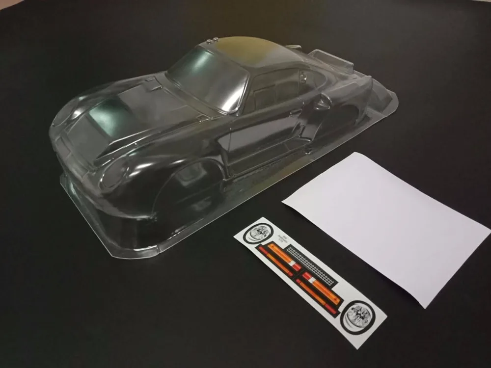 1/10 на дороге PC чистая кузова 1:10 масштаб Радиоуправляемая машина Porsches959 210 мм для HSP
