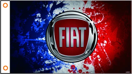 Автомобильный флаг На Заказ Флаг Fiat banner 3x5 футов 100% полиэстер 114|Флаги баннеры и