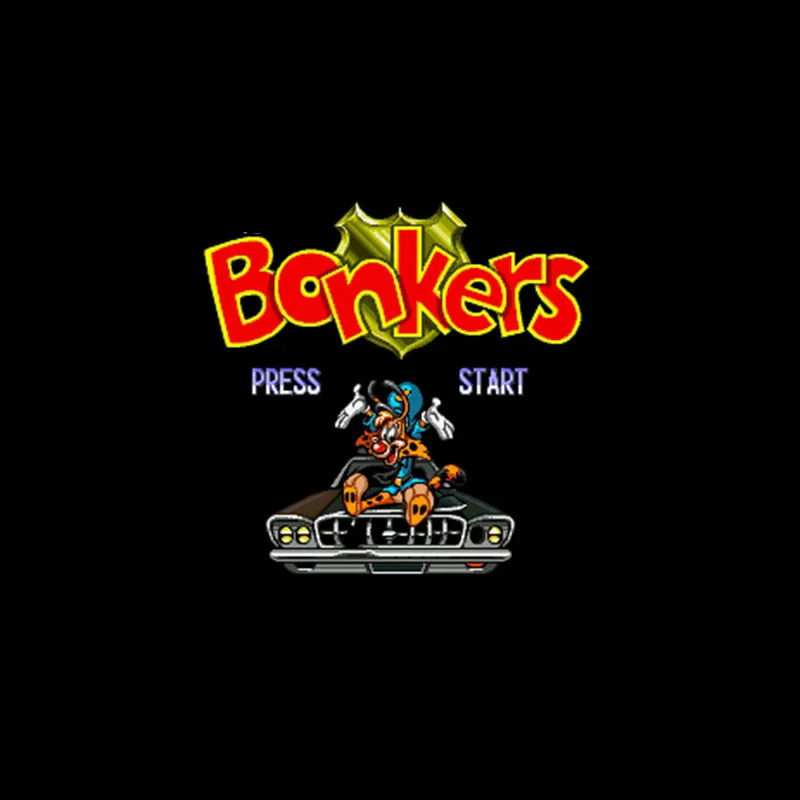 16 битная большая серая игровая карта Bonkers для игроков NTSC Прямая