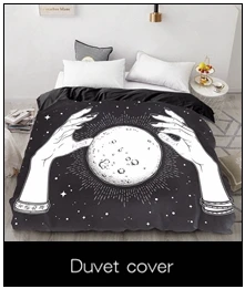 3D Duvet Cover Set Queen/King/Europe/Custom,luxury Bedding Set,Quilt/Blanket Cover Set,Bedclothes Boho moon,drop ship