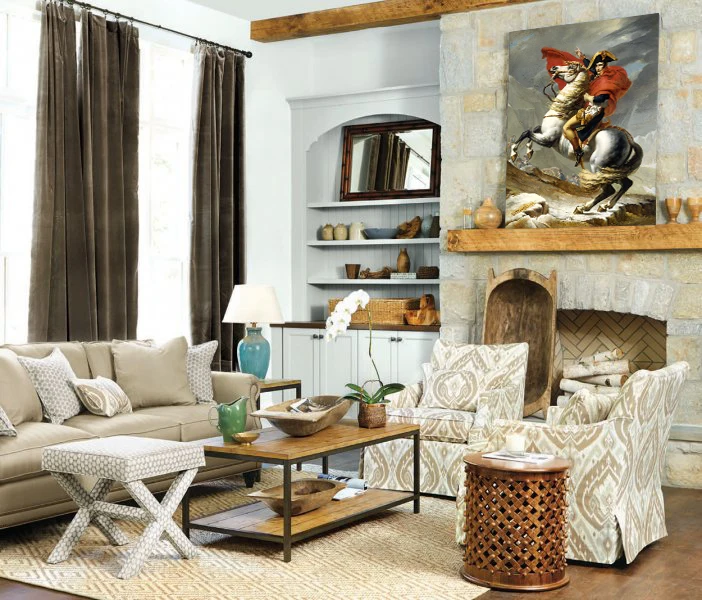 Французский король Наполеон холст живопись маслом домашний декор настенные