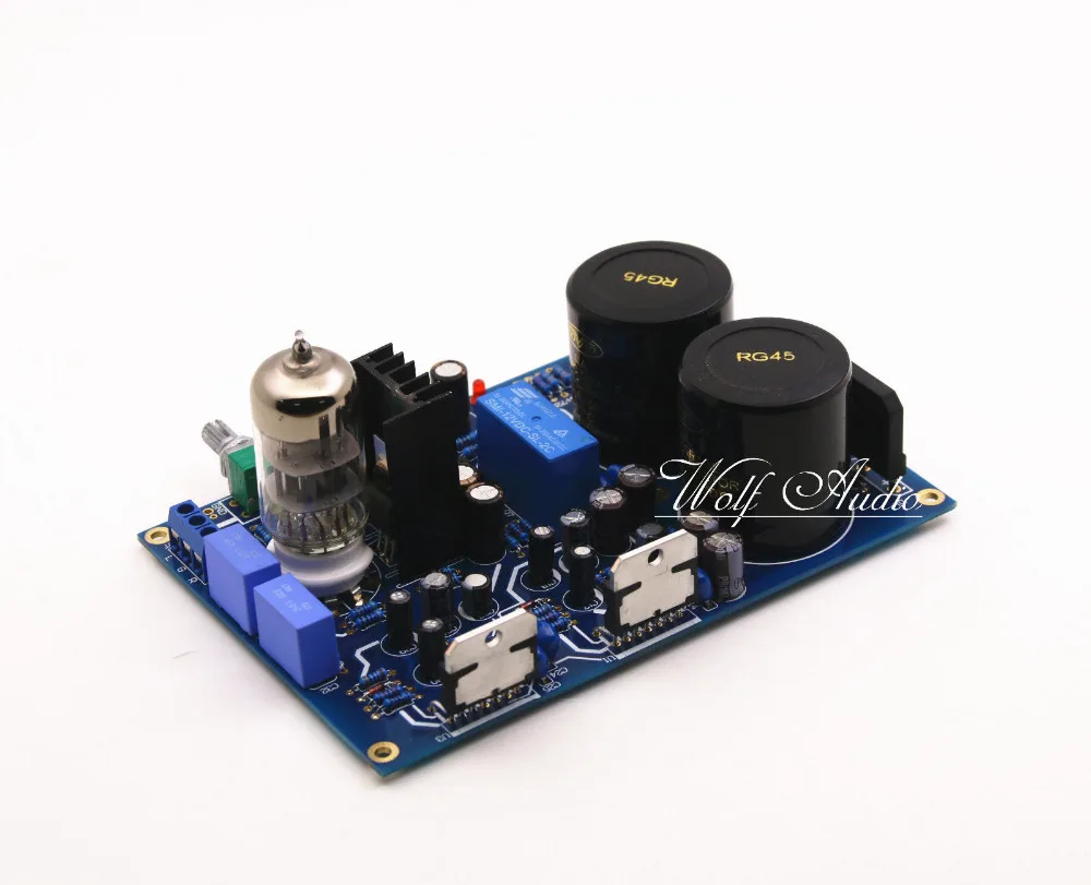 DIY комплект 6N3 трубчатый предусилитель TDA7294 платы усилителя 80 Вт + Вт|kit diy|kit kitskit board