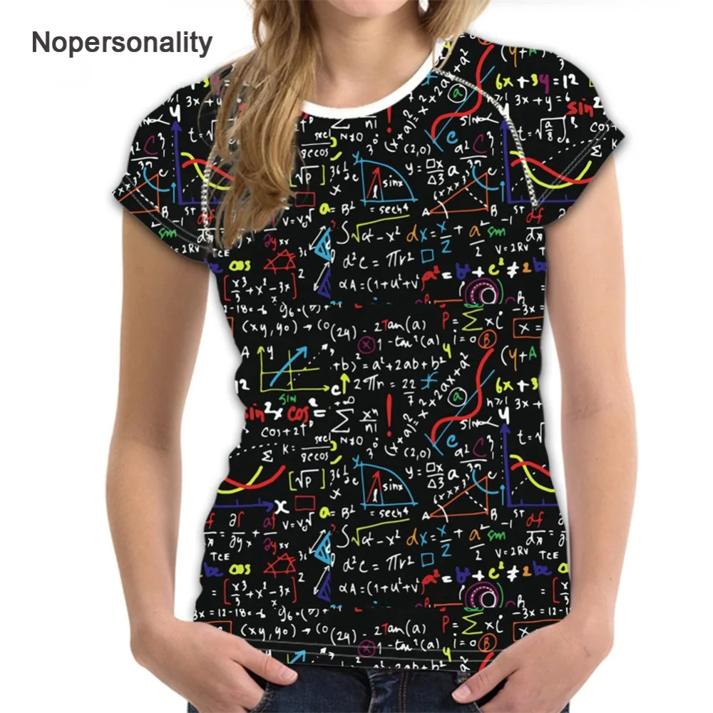 Футболка Nopersonality женская с коротким рукавом Повседневная дышащая майка