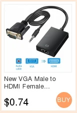 VGA Мужской к HDMI Женский конвертер Кабель-адаптер с аудио выходом 1080P VGA HDMI адаптер для ПК ноутбук к HDTV проектор r10