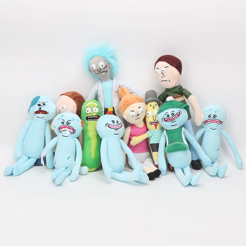 Плюшевая кукла Meeseeks 20 30 см пеноформенная грустная мистер пуппи пуш маринованный