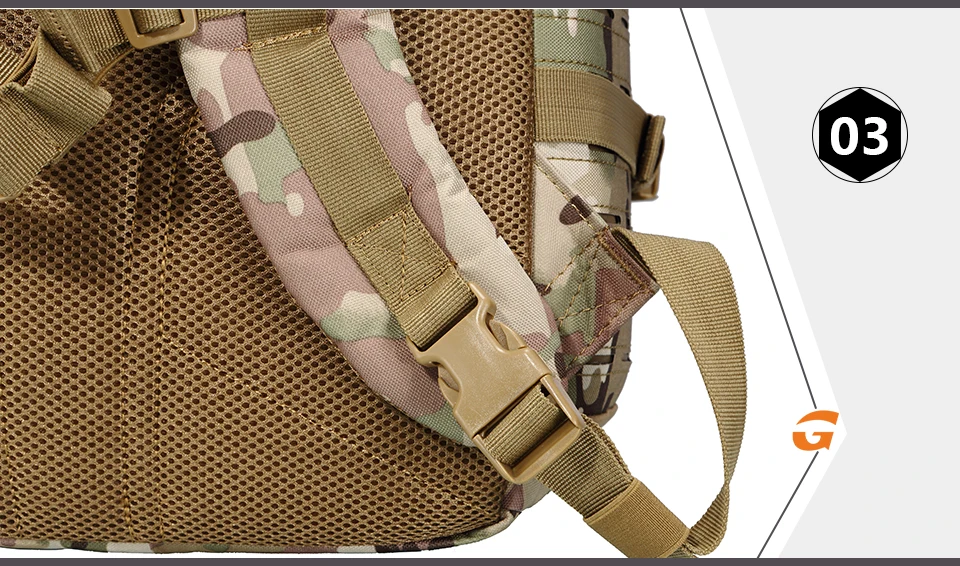 Тактический Военный Армейский Molle Рюкзак 1000d Сумка Камуфляж Туристический Спортивный Походный охота плечо Мужские