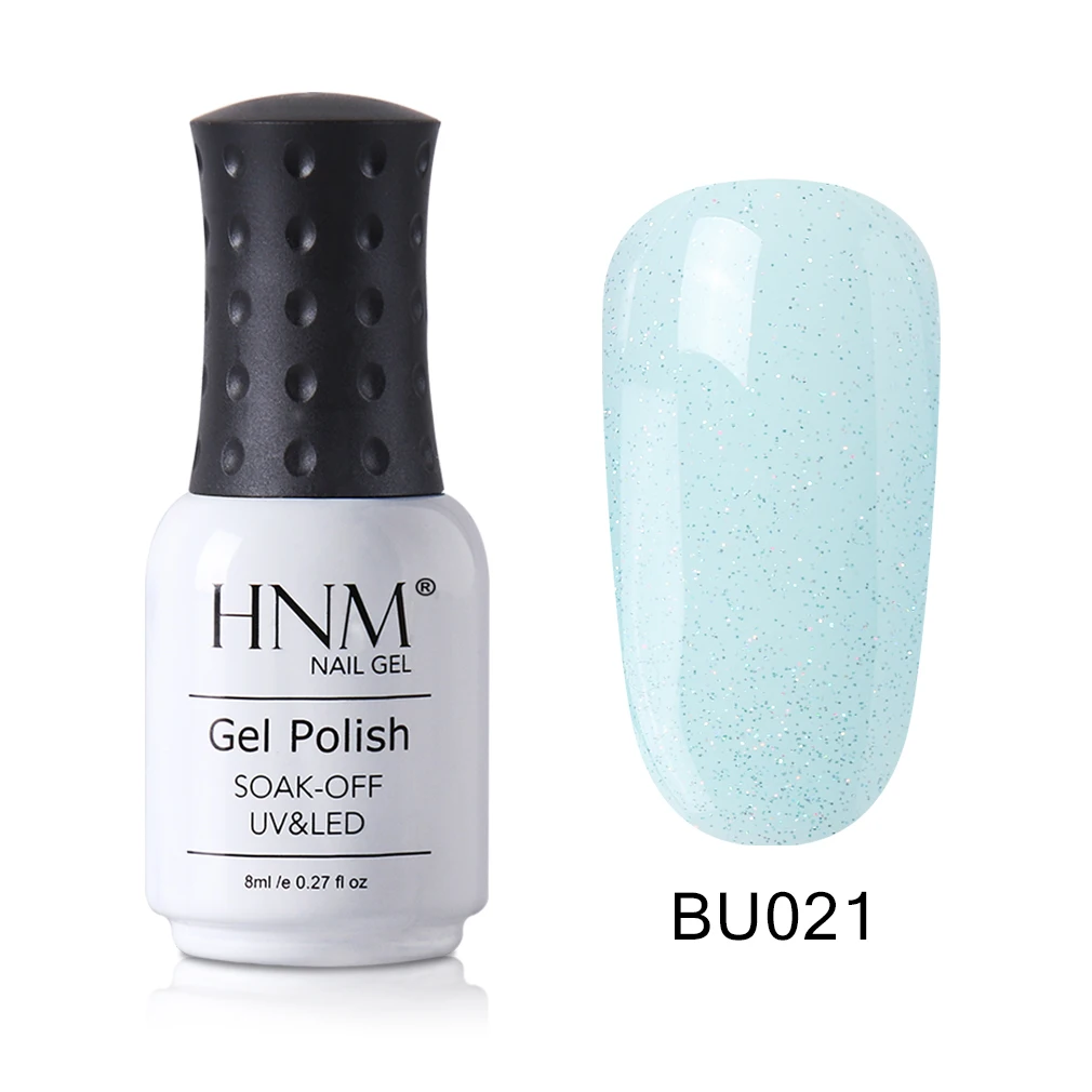 021 HNM 8 мл синий цвет гель лак Vernis Полупостоянный УФ-гель для ногтей замачиваемый Гель-лак для нейл-арта Блеск лак для ногтей GelLak - Цвет: 021