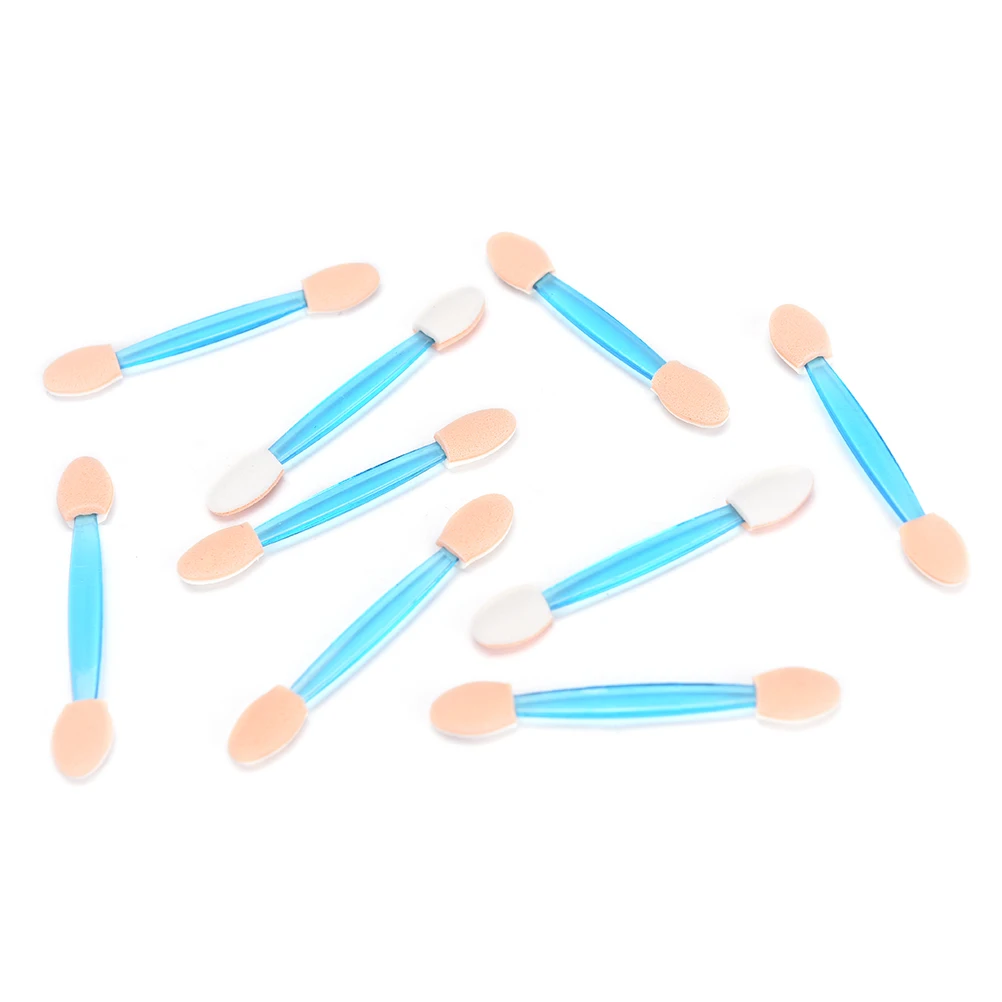 10 шт. спонж с двойной головкой для век Палитра теней щеточка укладки волос Для
