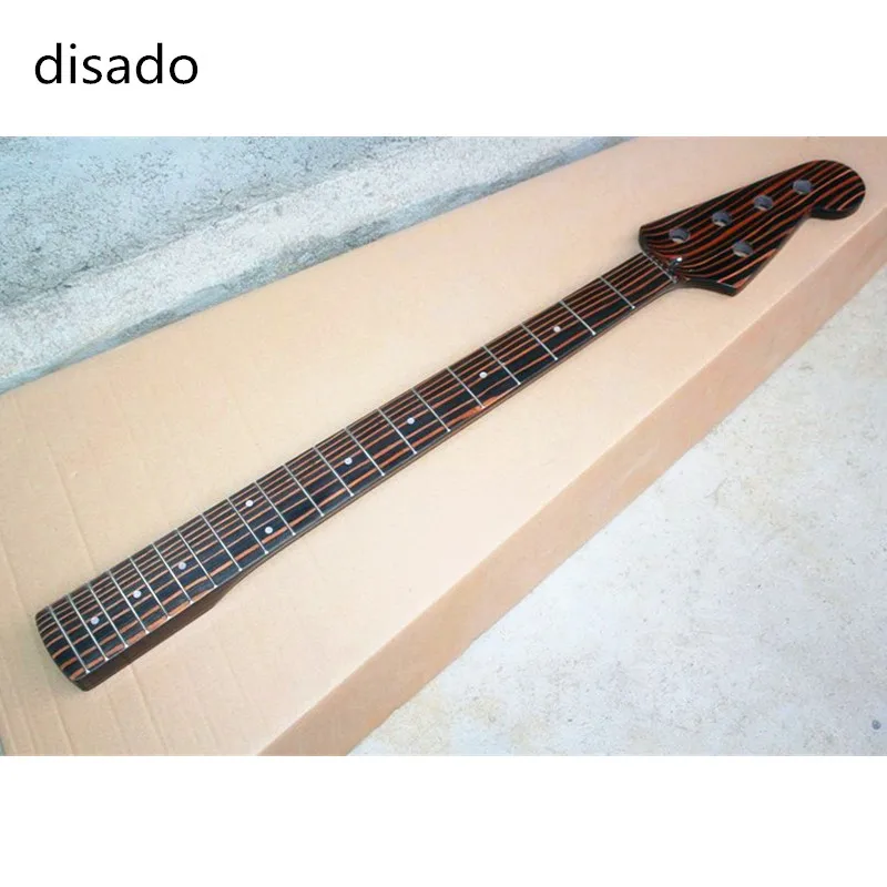 Disado 20 Frets zebravwood электрическая бас гитара шеи 4 5 струны аксессуары для гитары Части Музыкальные инструменты